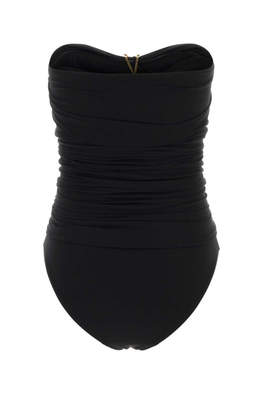 Black stretch nylon swimsuit Black SAINT LAURENT (A003I3Y37WV)