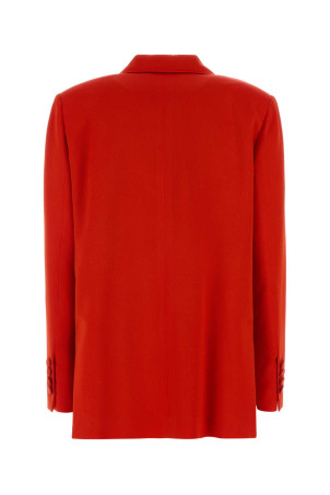 Red crepe Novalis blazer BLAZE (BZEND01NO)