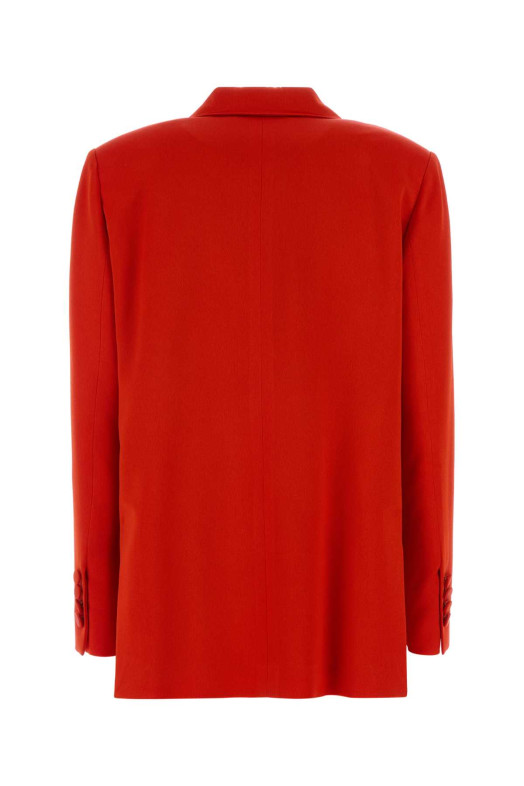 Red crepe Novalis blazer BLAZE (BZEND01NO)