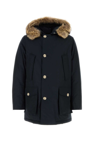 Midnight blue cotton blend Arctic parka WOOLRICH (CFWOOU0482MBUT0001)