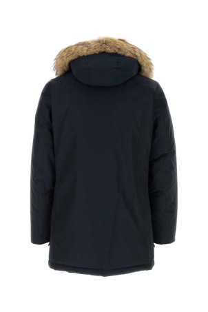 Midnight blue cotton blend Arctic parka WOOLRICH (CFWOOU0482MBUT0001)