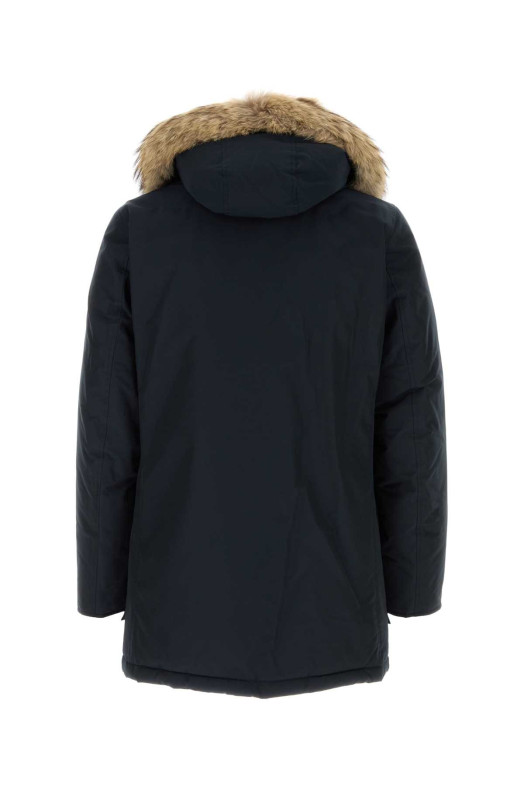 Midnight blue cotton blend Arctic parka WOOLRICH (CFWOOU0482MBUT0001)