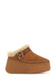Camel suede Nama slippers CHLOE (CH25W13CTX)