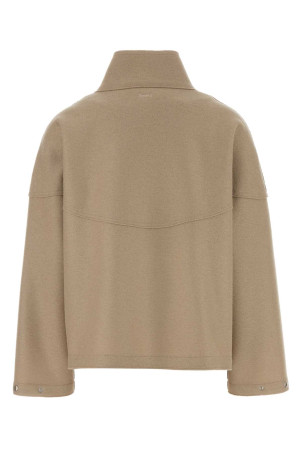 Beige wool sweatshirt HERNO LAMINAR (GI00173DL33537)