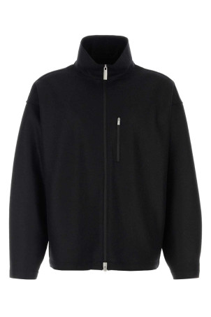 Black wool cardigan HERNO LAMINAR (GI00234UL33537)