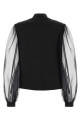 Black satin shirt GIORGIO ARMANI (GW004387AF30225)