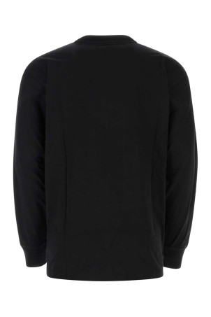 Black cotton L/S American Script T-shirt CARHARTT WIP (I029955)