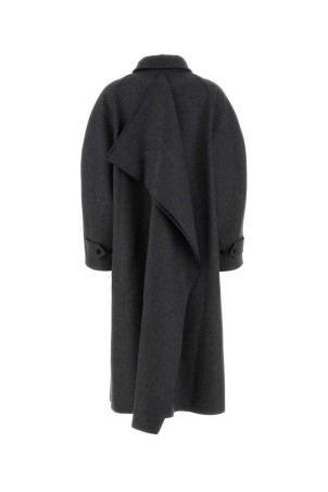 Dark grey wool blend coat JIL SANDER (J03SW0043J40385)