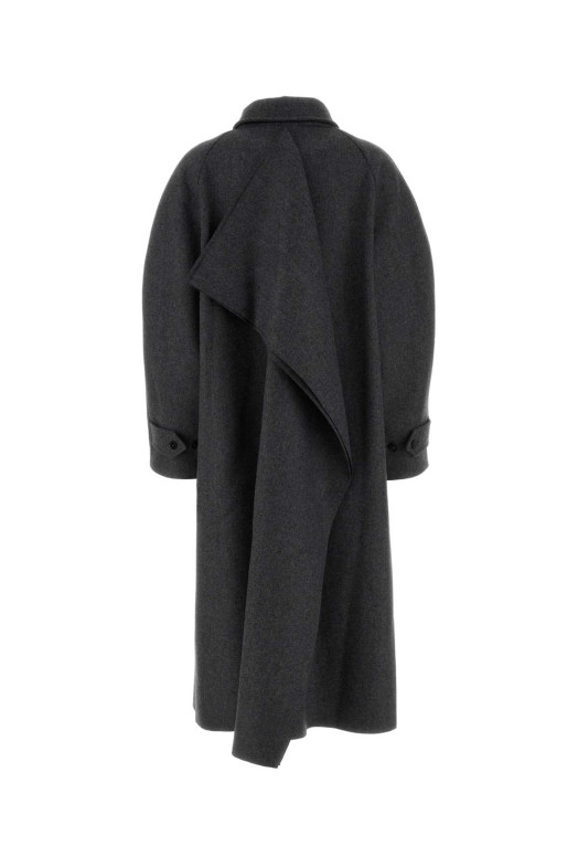 Dark grey wool blend coat JIL SANDER (J03SW0043J40385)