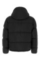 Black nylon down jacket Black STONE ISLAND (L2S154100013S0483)