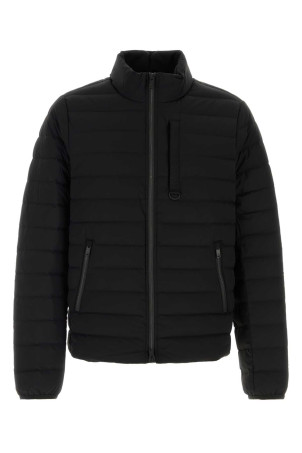 Black stretch nylon down jacket MOOSE KNUCKLES (M35MJ127)