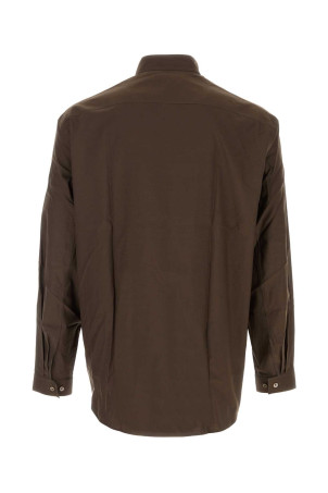 Chocolate poplin shirt LEMAIRE (OT0016LF1500)