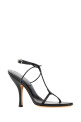 Black leather Mixer sandals JUDE (PS25FHO007BK001L)