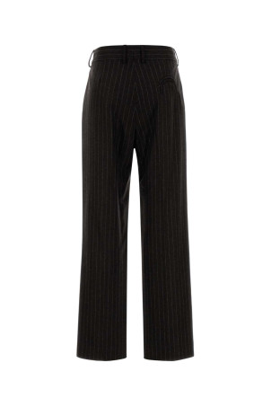Embroidered wool blend Lady Maud Fox palazzo pant BLAZE (PTMPA01LDM)