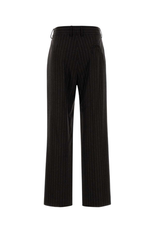 Embroidered wool blend Lady Maud Fox palazzo pant BLAZE (PTMPA01LDM)