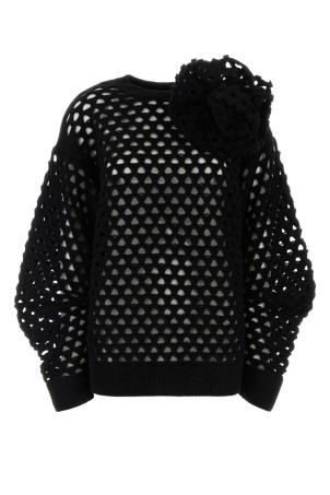 Black wool cardigan BLUMARINE (RF6160MAB352M712A)
