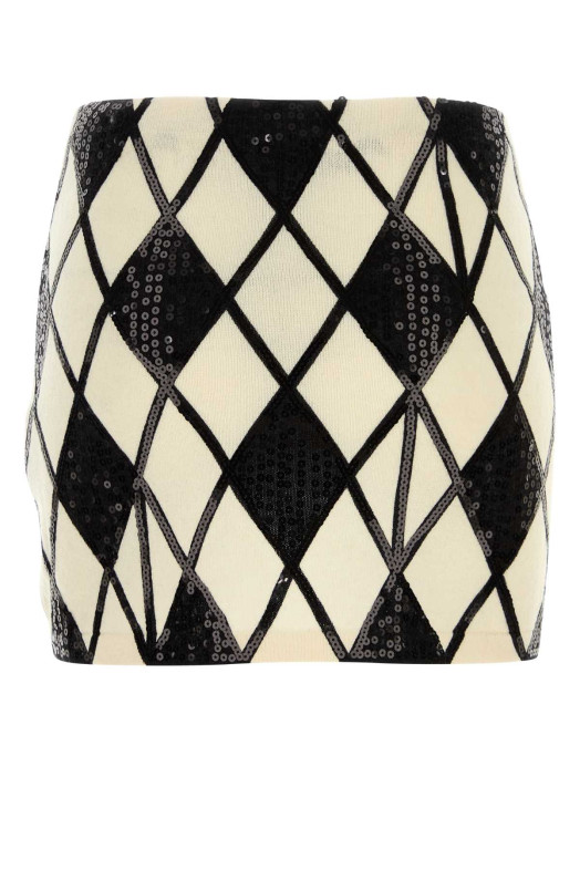 Embroidered wool blend mini skirt BLUMARINE (RF6176MAB372G314A)