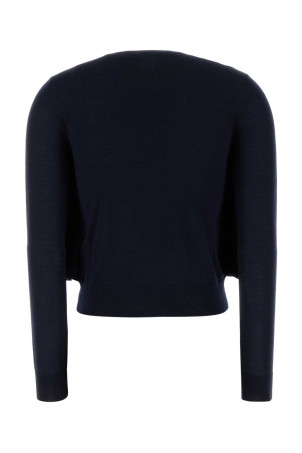Midnight blue wool cardigan LOEWE (S540Y14KG3)