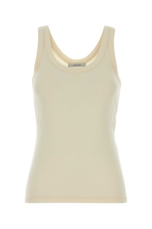 Ivory cotton tank top LEMAIRE (TS0001LJ1016)