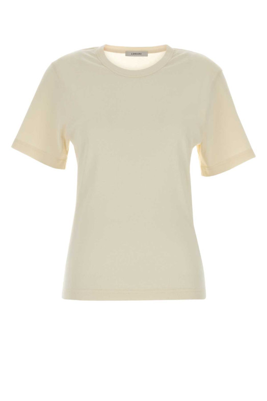 Cream cotton t-shirt LEMAIRE (TS0002LJ1016)