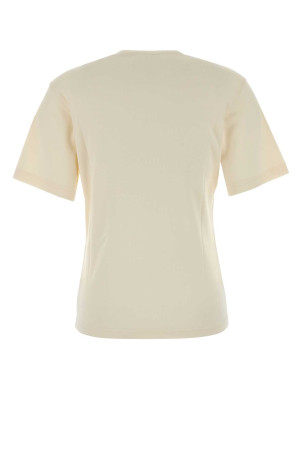 Cream cotton t-shirt LEMAIRE (TS0002LJ1016)