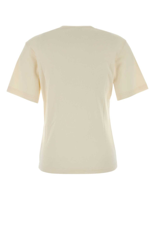 Cream cotton t-shirt LEMAIRE (TS0002LJ1016)