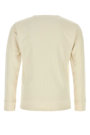 Ivory cotton blend t-shirt LEMAIRE (TS0041LJ1030)