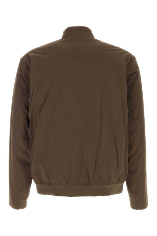 Brown stretch nylon Diode bomber jacket Brown VEILANCE (X000009876)