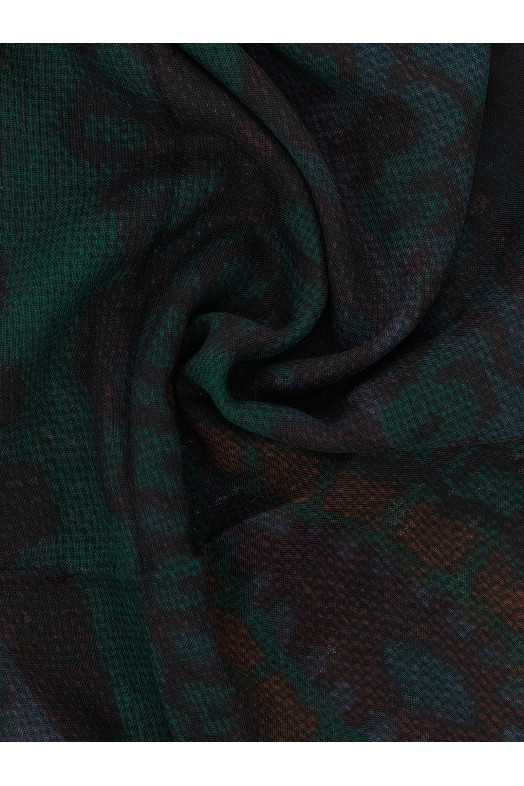 'Folk' scarf Green