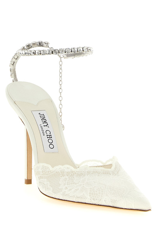 'Saeda' pumps White