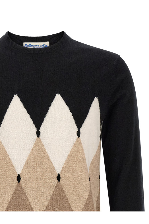 'Diamond' sweater Black