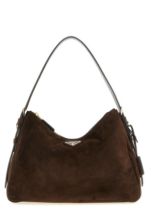 'Prada Aimée' medium shoulder bag Brown