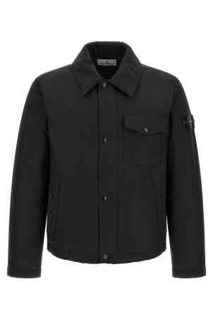 Padded overshirt Black
