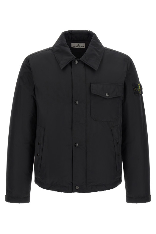 Padded overshirt Black