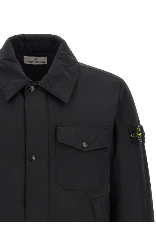 Padded overshirt Black