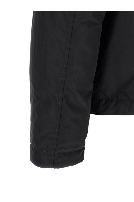 Padded overshirt Black