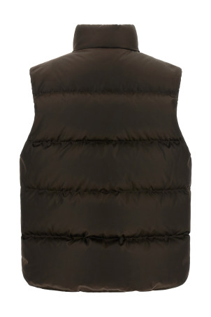 Padded vest Brown