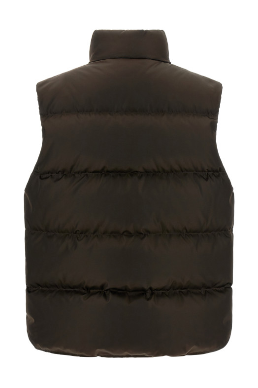Padded vest Brown