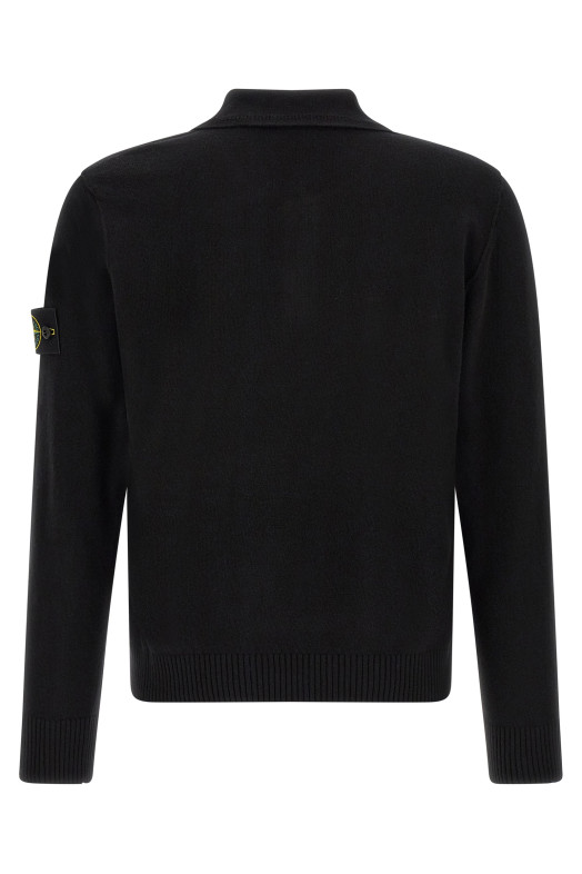 'Badge Stone Island' polo shirt Black