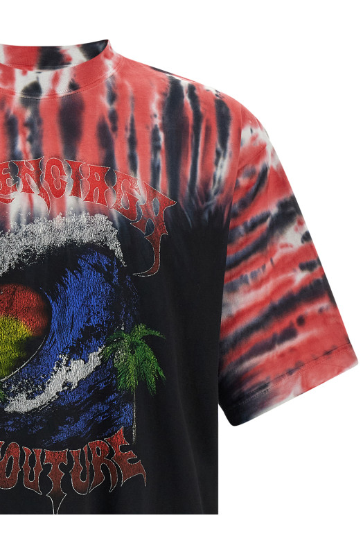 'Extreme Tie Dye' T-shirt Black