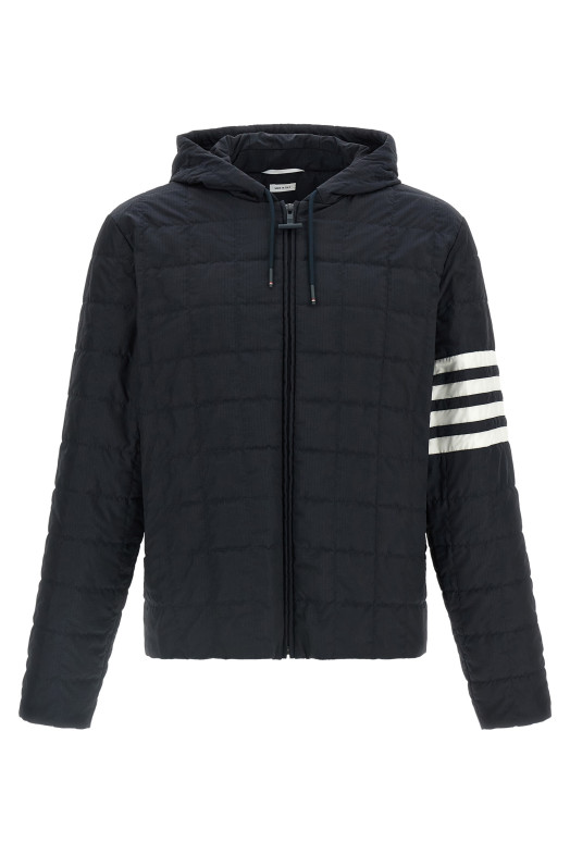 '4BAR' ripstop shiny jacket Blue