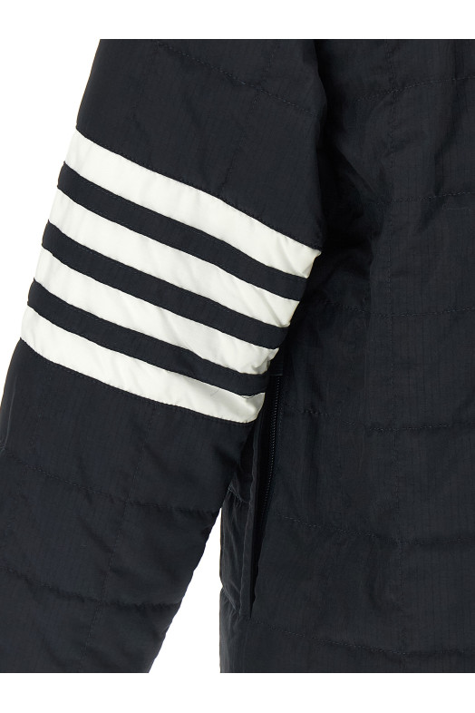 '4BAR' ripstop shiny jacket Blue
