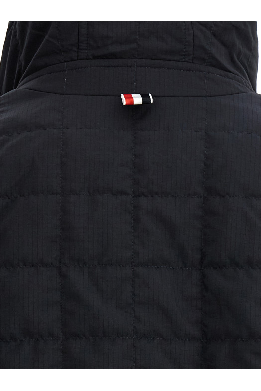 '4BAR' ripstop shiny jacket Blue