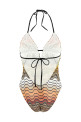 Цельный купальник с греческим узором, разноцветный MISSONI MC24SP00BR015DS91SC