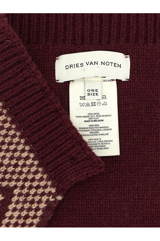 'Martim' collar Bordeaux