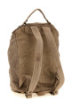 Leather backpack Beige