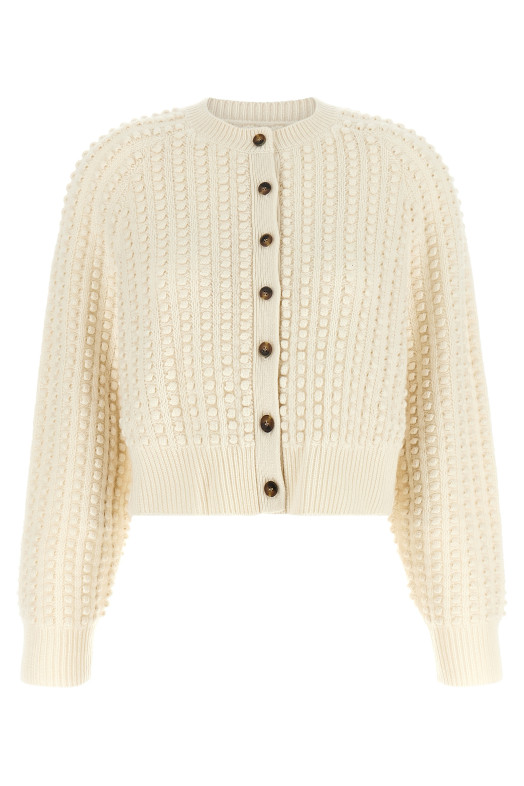 'Edie' cardigan White