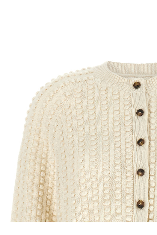 'Edie' cardigan White