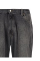 Triangle logo jeans Black