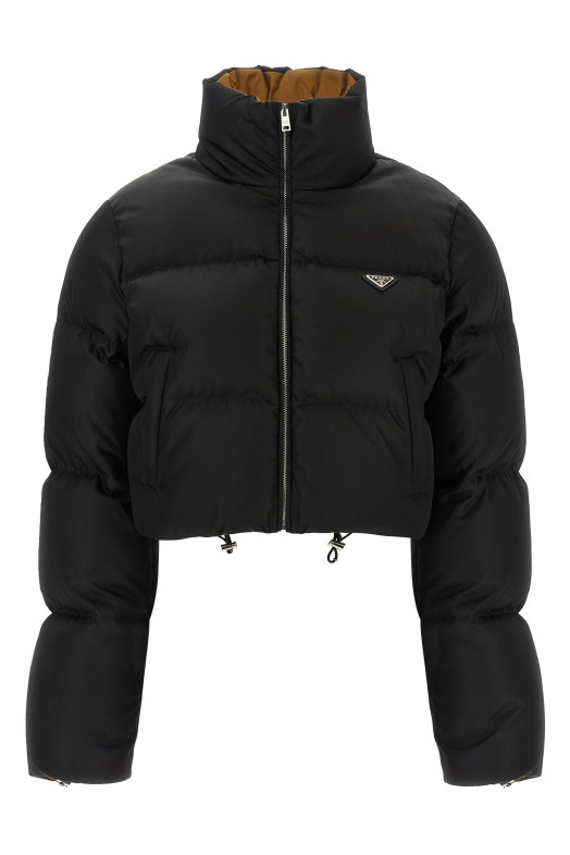 'Re-Nylon' down jacket Black